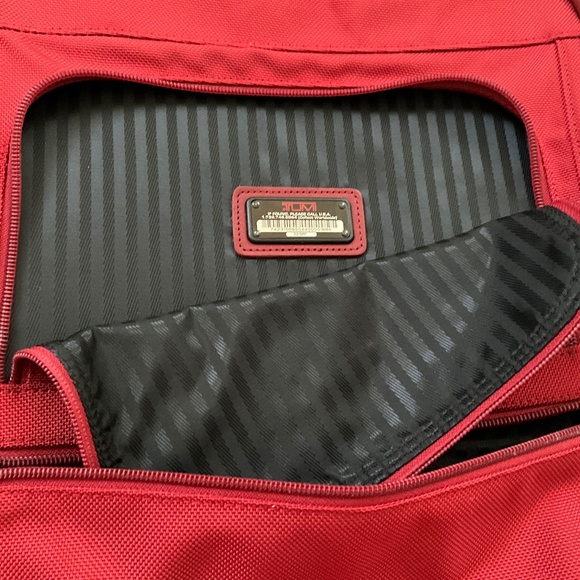 TUMI Alpha Ballistic Nylon 22” Wheeled Carry-on Red - Picture 14 of 16